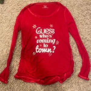 Christmas maternity shirt